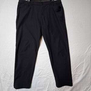 Lululemon ABC Pants Mens 38 Black Slim Fit Stretch Travel Work Casual